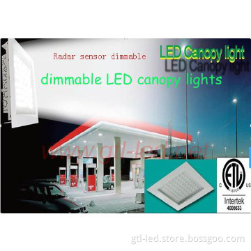 dimmable Recessed LED petrol  station light with  ETL CE ROHS listed